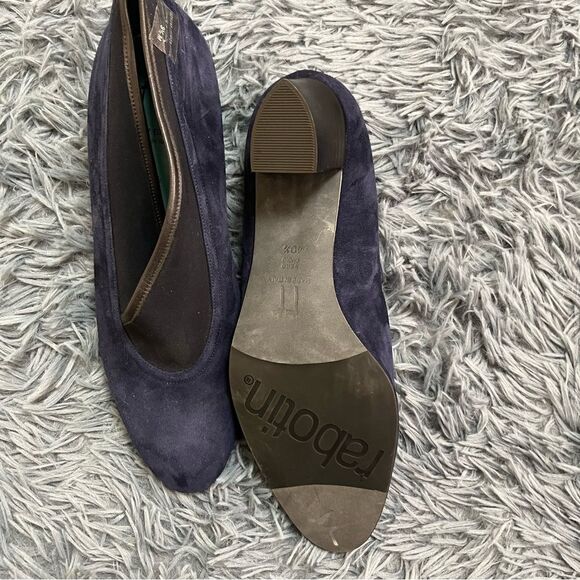 Thierry Rabotin Navy Suede Comfort Pumps – Size 9.5 | Made in Italy - Picture 4 of 6